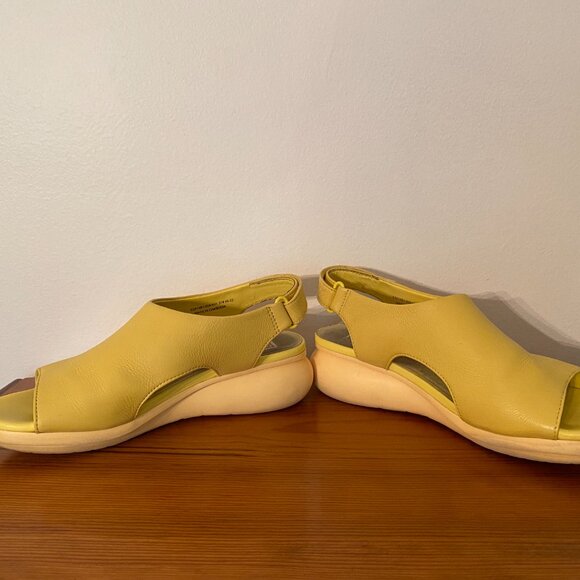Camper Yellow Balloon Leather Sandals Size 7 - Picture 6 of 12